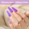 Version 1.0.0 ADHERE 12ml 9pcs Translucent Nail Gel Polish Kit, UV LED Gel Nail Polish, Soak Off Nail Varnish Gel Polish for Manicure Salon DIY Design at Home