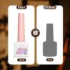 Version 1.0.0 ADHERE 12ml x6 Cat Eye Gel Polish Kit with Magnetic Stick, Brown Blue Green Cat Eye Gel Polish Holographic Glitter UV LED Nail Varnish for Nail Salon DIY Design