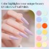 Version 1.0.0 ADHERE 12ml 12pcs Nail Gel Polish Set, UV LED Gel Nail Polish, Soak Off Nail Varnish Gel Polish for Manicure Salon DIY Design at Home