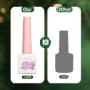 Version 1.0.0 ADHERE 12ml x 6pcs Nail Polish Kit, 3x Diamond Glitter + 3x Color Gel Dark Red Green Brown Crushed Diamond Dazzling Nail Varnish, Sparkly Shiny Reflective Sequins Gel Polish, for DIY Nail Art Salon