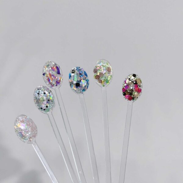 Version 1.0.0 ADHERE 6pcs Pure Glitter Flakes for Nails & Crafts with Mixing Gel + Mixing stick, Multi-Use Chunky Glitter Powder, Sparkle Shimmer Sequins, for Nail Salon, Resin Art, UV Epoxy, DIY Slime Making