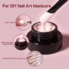 Version 1.0.0 ADHERE 7pcs Nude Pink Gel Polish Kit with Brush, UV LED Gel Nail Polish, Soak Off Nail Varnish Gel Polish for Manicure Salon DIY Design at Home