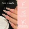 Version 1.0.0 ADHERE 11pcs Nude-Pink Kit with Brush, UV LED Gel Nail Polish, Soak Off Nail Varnish Gel Polish for Manicure Salon DIY Design at Home