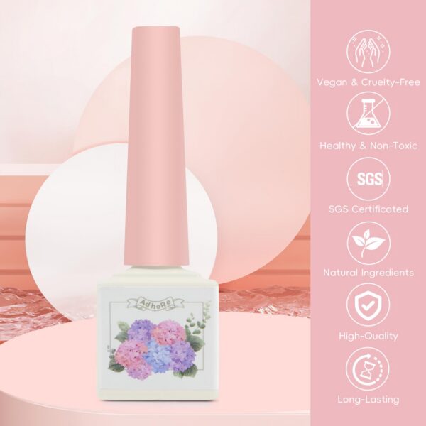 Version 1.0.0 Adhere 12ml 8pcs Candy Color Cat Eye Gel Nail Polish Kit with Magnet - Cat Eye Nail Polish Gel para uñas Glitter Shining Magnetic Varnish, UV/LED Needed