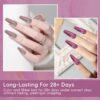 Version 1.0.0 ADHERE 8pcs of 12ml Cat Eye Gel Polish Magnet Set - Purple Grey Green White Magnetic Gel Nail Varnish Glitter Shimmering Sparkle Nail Art with Magnetic Effects Cat Eye Nail Gel Polish