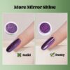 Version 1.0.0 ADHERE 6pcs Chrome Powder Set - Magic Metallic Mirror Finish & Mirror-Like Effect | Non-Toxic, Salon-Quality, DIY Gel Nail Supplies