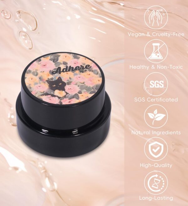 Version 1.0.0 ADHERE Cat Eye Gel Nail Polish Set, Holographic Glitter 7 Colors with Magnet Stick and Brush Gel Polish Soak Off Led Gel Polish Kit Nail Art Gel Manicure Salon DIY Gifts