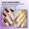 Version 1.0.0 ADHERE 12ml 9pcs Translucent Nail Gel Polish Kit, UV LED Gel Nail Polish, Soak Off Nail Varnish Gel Polish for Manicure Salon DIY Design at Home