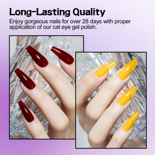 Version 1.0.0 ADHERE 12ml 9pcs Translucent Nail Gel Polish Kit, UV LED Gel Nail Polish, Soak Off Nail Varnish Gel Polish for Manicure Salon DIY Design at Home