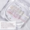 Version 1.0.0 ADHERE 7pcs Pearl Series, 5gx2 Pearl Gel + 3 Chrome Powder + 1 Dark Purple Mirror Chrome Nail Powder + 1 Glitter, Holographic Shimmer Pearlescent Finish & Mirror Metallic Shine