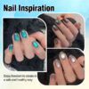 Version 1.0.0 ADHERE 12ml 6pcs Cat Eye Gel Polish Kit with Magnetic Stick, Cat Eye Gel Polish Holographic Glitter UV LED Nail Varnish for Nail Salon DIY Design
