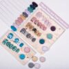 Version 1.0.0 ADHERE 12ml x10 Color Polish Gel Kit, Light Purple Blue Pink Yellow Dark Green UV LED Gel Nail Polish, Soak Off Nail Varnish Gel Polish for Manicure Salon DIY Design at Home