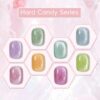 Version 1.0.0 Adhere 12ml 8pcs Candy Color Cat Eye Gel Nail Polish Kit with Magnet - Cat Eye Nail Polish Gel para uñas Glitter Shining Magnetic Varnish, UV/LED Needed