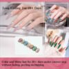 Version 1.0.0 ADHERE 12ml 7pcs Magnetic Nail Polish Gel Kit with Nail Magnet - Cat Eye Gel Nail Polish Glitter Shining Nude Pink Nail Gel Polish Green Nail Varnish