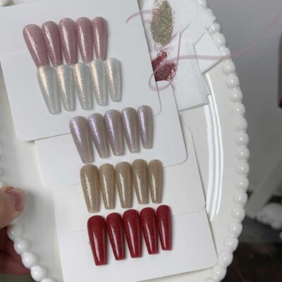 Version 1.0.0 ADHERE 12ml 5pcs Glitter Gel Kit, Fine Glitter Gel Nail Polish, Shimmery Nail Polish Gel Polish for Nail Art Manicure Salon DIY at Home