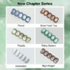 Version 1.0.0 Adhere 12ml 6pcs Magnetic Cat Eye Nail Gel Polish Kit - Brown Green Blue White Gel Nail Varnish para uñas Glitter Shining, UV/LED Needed