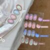 Version 1.0.0 ADHERE 12ml 5pcs Universal Magnetic Gel Set with Magnetic Stick, 1 x Black + 4 x Cat Eye Gel Polish Holographic Glitter UV LED Nail Varnish for Nail Salon DIY Design