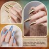 Version 1.0.0 ADHERE 12ml 6pcs Cat Eye Nail Gel Polish Set with Magnet - Green Brown Blue Purple Magnetic Gel Nail Varnish with Glitter Shimmering Sparkle Colors Magnetic Effects
