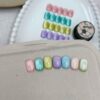 Version 1.0.0 ADHERE 7pcs Magnetic Gel Polish Set with Brush + Magnetic Stick, Cat Eye Gel Polish Holographic Glitter UV LED Nail Varnish for Nail Salon DIY Design