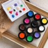 Version 1.0.0 ADHERE 11pcs Nail Art Painting Gel Kit with Brush, White Black Red Yellow Nude Blue Rose Classic Color UV LED Gel Nail Polish, Soak Off Nail Varnish Gel Polish for Manicure Salon DIY Design at Home