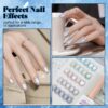 Version 1.0.0 ADHERE 12ml 5pcs Magnetic Gel Kit with Magnetic Stick, Cat Eye Gel Polish Holographic Glitter UV LED Nail Varnish for Nail Salon DIY Design