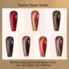 Version 1.0.0 Adhere 12ml of 7pcs Magnetic Cat Eye Nail Gel Polish Kit - Reflective Cat Eye Gel Polish Kit with Magnet Sticker Glitter Magnetic Gel Nail Varnish Soak Off UV Gel Nail Polish