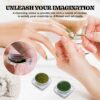 Version 1.0.0 ADHERE 6pcs Chrome Powder Set - Magic Metallic Mirror Finish & Mirror-Like Effect | Non-Toxic, Salon-Quality, DIY Gel Nail Supplies