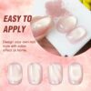 Version 1.0.0 ADHERE 12ml 7pcs Translucent Cat Eye Gel Set with Magnetic Stick, Cat Eye Gel Polish Holographic Glitter UV LED Nail Varnish for Nail Salon DIY Design