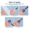 Version 1.0.0 ADHERE 12ml 5pcs Magnetic Cat Eye Gel Kit with Magnetic Stick, Cat Eye Gel Polish Holographic Glitter UV LED Nail Varnish for Nail Salon DIY Design