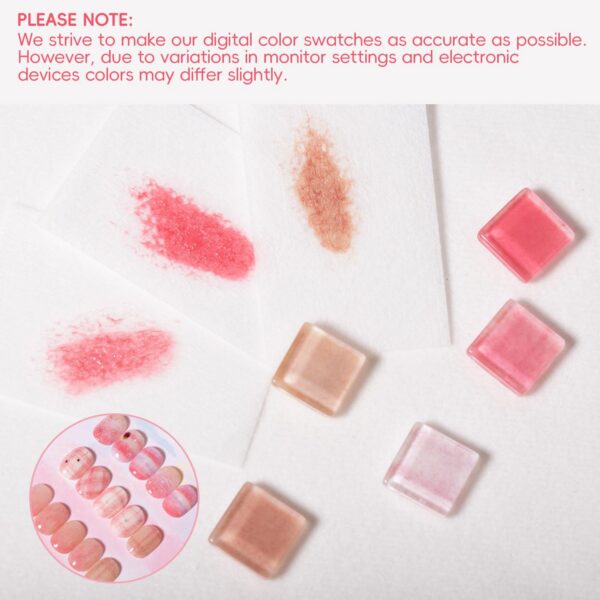 Version 1.0.0 ADHERE 12ml x5 Pcs Fur Gel Nail Polish Set, Milky White Pink Beige Cinnamon Brown Furry Fall Winter Colors, Fluffy Velvety Fuzzy Feel Gel Polish Collection, UV LED Cured Nail Varnish