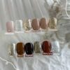 Version 1.0.0 ADHERE 12pcs Glitter Gel Polish Kit with Brush, UV LED Gel Nail Polish, Soak Off Nail Varnish Gel Polish for Manicure Salon DIY Design at Home