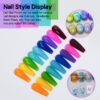 Version 1.0.0 ADHERE 12ml 9pcs Translucent Nail Gel Polish Kit, UV LED Gel Nail Polish, Soak Off Nail Varnish Gel Polish for Manicure Salon DIY Design at Home