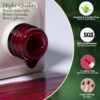 Version 1.0.0 ADHERE 12ml x 6pcs Nail Polish Kit, 3x Diamond Glitter + 3x Color Gel Dark Red Green Brown Crushed Diamond Dazzling Nail Varnish, Sparkly Shiny Reflective Sequins Gel Polish, for DIY Nail Art Salon