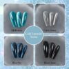 Version 1.0.0 Adhere 12ml 4 Colors Cat Eye Nail Polish Gel Kit - Magnetic Silver Black Blue Glitter Cat Eye Gel Nail Polish Soak Off Magnetic Varnish
