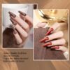 Version 1.0.0 Adhere 12ml of 7pcs Magnetic Cat Eye Nail Gel Polish Kit - Reflective Cat Eye Gel Polish Kit with Magnet Sticker Glitter Magnetic Gel Nail Varnish Soak Off UV Gel Nail Polish
