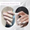 Version 1.0.0 ADHERE 7pcs Pearl Series, 5gx2 Pearl Gel + 3 Chrome Powder + 1 Dark Purple Mirror Chrome Nail Powder + 1 Glitter, Holographic Shimmer Pearlescent Finish & Mirror Metallic Shine