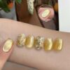 Version 1.0.0 ADHERE 12ml 4pcs Translucent Cat Eye Gel Set with Magnetic Stick, Cat Eye Gel Polish Holographic Glitter UV LED Nail Varnish for Nail Salon DIY Design
