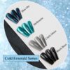 Version 1.0.0 Adhere 12ml 4 Colors Cat Eye Nail Polish Gel Kit - Magnetic Silver Black Blue Glitter Cat Eye Gel Nail Polish Soak Off Magnetic Varnish