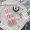 Version 1.0.0 ADHERE 7pcs Nude Pink Gel Polish Kit with Brush, UV LED Gel Nail Polish, Soak Off Nail Varnish Gel Polish for Manicure Salon DIY Design at Home