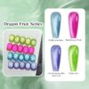 Version 1.0.0 Adhere 12ml 4 Colors Magnetic Nail Polish Gel Set Cat Eye Gel Nail Polish Soak Off Magnetic Varnish Green Rose Red Purple Blue