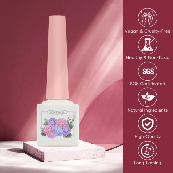 Version 1.0.0 ADHERE 12ml 7pcs Magnetic Nail Polish Gel Kit with Nail Magnet - Cat Eye Gel Nail Polish Glitter Shining Nude Pink Nail Gel Polish Green Nail Varnish