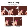 71h5eB2SQoL.jpg ADHERE 12ml x5 Gel Polish Kit with Magnetic Stick, 3x Cat Eye + 2x Color Gel Cat Eye Gel Polish Holographic Glitter UV LED Nail Varnish for Nail Salon DIY Design
