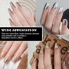 Version 1.0.0 ADHERE Metallic Chrome Mirror Powder Nail Art Kit - Magic Metallic Mirror Finish & Mirror-Like Effect | Non-Toxic, Salon-Quality, DIY Gel Nail Supplies