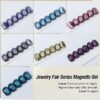 Version 1.0.0 ADHERE 12ml 7pcs Cat Eye Gel Kit with Magnetic Stick, Blue Purple Green Cat Eye Gel Polish Holographic Glitter UV LED Nail Varnish for Nail Salon DIY Design