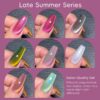 Version 1.0.0 ADHERE 8pcs of 12ml Cat Eye Gel Polish Magnet Set - Purple Grey Green White Magnetic Gel Nail Varnish Glitter Shimmering Sparkle Nail Art with Magnetic Effects Cat Eye Nail Gel Polish