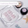 Version 1.0.0 ADHERE 7pcs Pearl Series, 5gx2 Pearl Gel + 3 Chrome Powder + 1 Dark Purple Mirror Chrome Nail Powder + 1 Glitter, Holographic Shimmer Pearlescent Finish & Mirror Metallic Shine