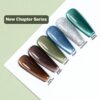 Version 1.0.0 Adhere 12ml 6pcs Magnetic Cat Eye Nail Gel Polish Kit - Brown Green Blue White Gel Nail Varnish para uñas Glitter Shining, UV/LED Needed