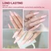 Version 1.0.0 ADHERE 7pcs Nude Pink Gel Polish Kit with Brush, UV LED Gel Nail Polish, Soak Off Nail Varnish Gel Polish for Manicure Salon DIY Design at Home