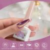 Version 1.0.0 ADHERE 8pcs of 12ml Cat Eye Gel Polish Magnet Set - Purple Grey Green White Magnetic Gel Nail Varnish Glitter Shimmering Sparkle Nail Art with Magnetic Effects Cat Eye Nail Gel Polish