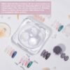 Version 1.0.0 ADHERE 5pcs Pearl Series, 3 Pearl Chrome Powder + 1 Dark Purple Mirror Chrome Nail Powder + 1 Glitter, Holographic Shimmer Pearlescent Finish & Mirror Metallic Shine